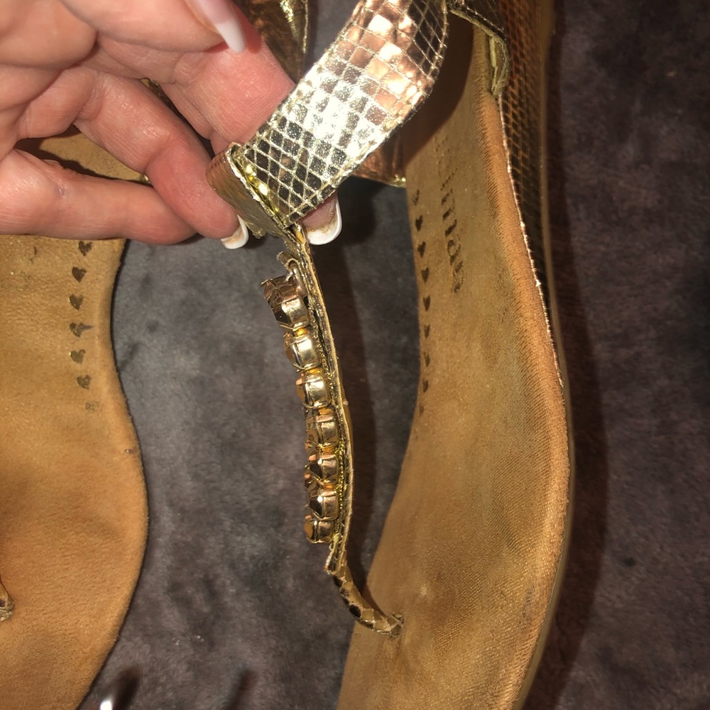 Gold sandals - Picture 5 of 5